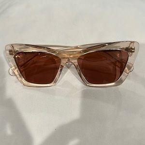 Crystal pink sunglasses
